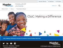 Tablet Screenshot of magellanoflouisiana.com